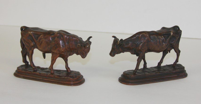 Isidore Bonheur; Pair of Bronze Groupings (1 of 9)
