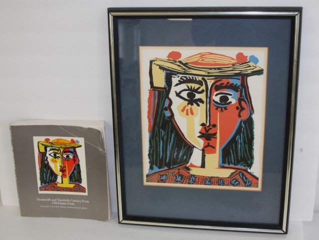 Framed Picasso Lithograph (1 of 4)