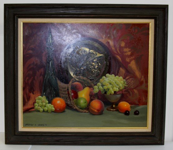 Herbert E. Abrams; American Oil Painting Signed (1 of 5)