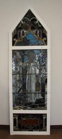 Victorian Leaded Glass Church Window (1 of 4)