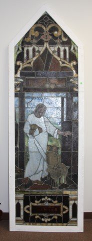 Victorian Leaded Glass Church Window (1 of 4)