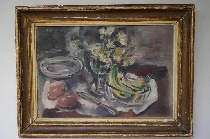 Mildred Crooks; 20th C. Modernist Oil Painting Signed (1 of 5)