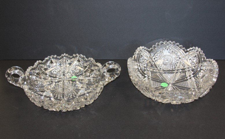 Two(2) Brilliant Cut Glass Items (1 of 4)
