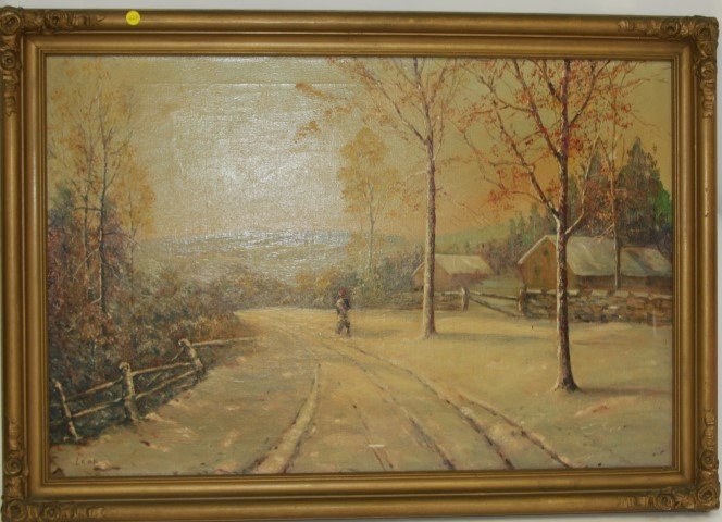 Leon; 20th C. Oil Painting Signed (1 of 6)