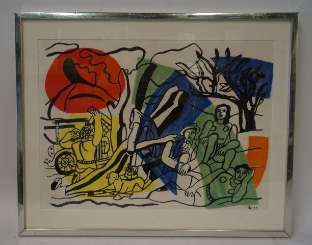 Ferdinand Leger; Color Lithograph (1 of 5)