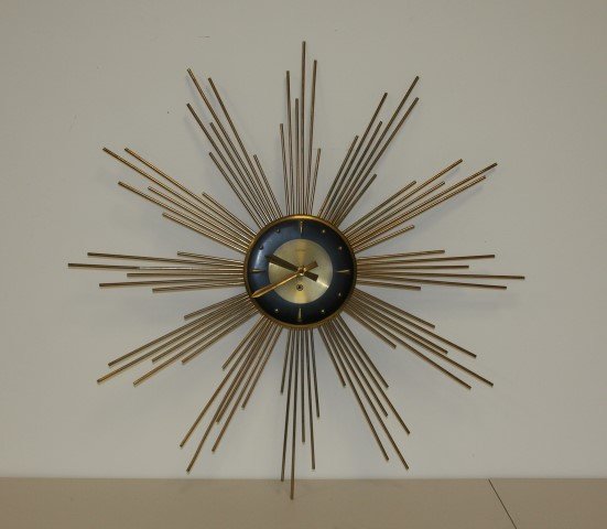 Welby Mid Century Starburst Wall Clock (1 of 5)