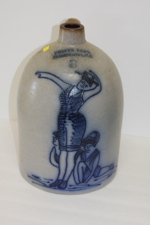 Fulper Bros. 3 Gallon Stoneware Jug (1 of 6)
