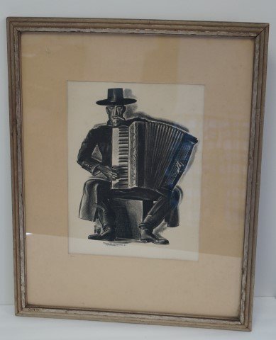 Howard Willard; Original Lithograph Signed (1 of 5)