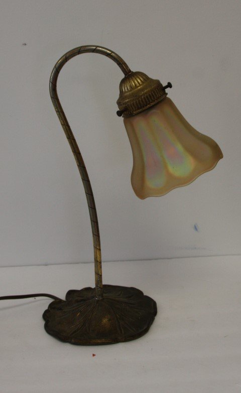 Bronzed Lily Desk Lamp (1 of 3)