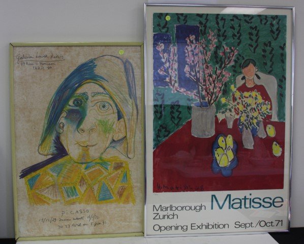 Two(2) Framed Exhibition Posters (1 of 3)