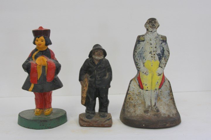 Three(3) Antique Cast Iron Doorstops (1 of 6)