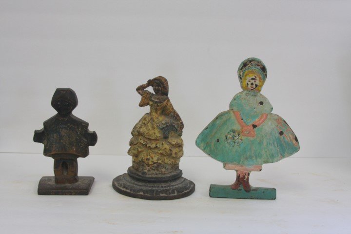 Three(3) Antique Cast Iron Doorstops (1 of 6)