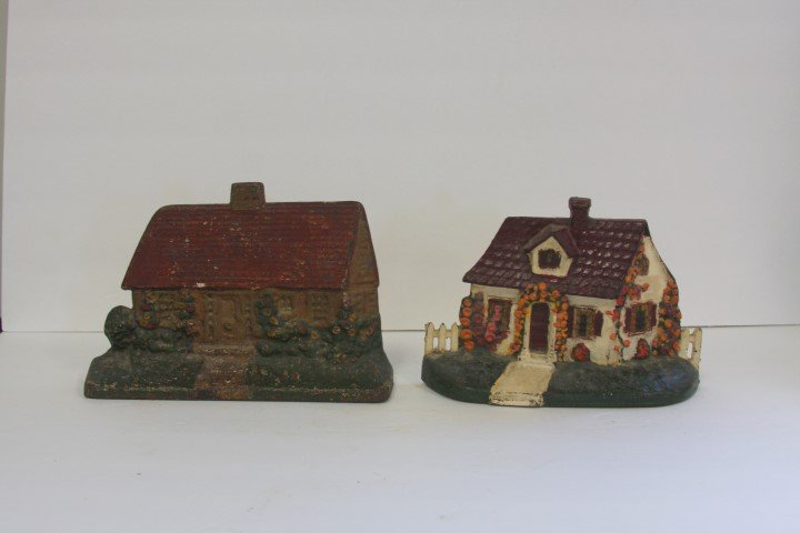 Two(2) Antique Cast Iron Cottage Doorstops (1 of 5)