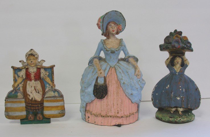 Three(3) Antique Cast Iron Doorstops (1 of 6)