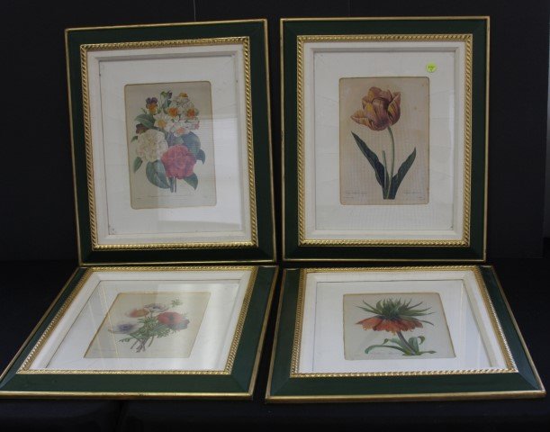 Four(4) Framed Antique Botanical Prints (1 of 5)