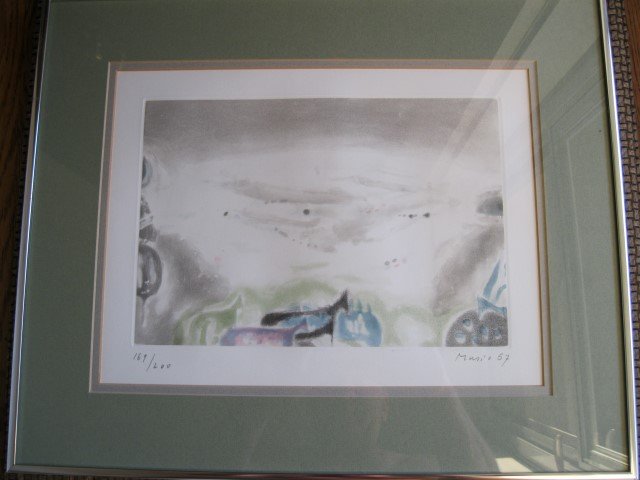 Zoran Music; 20th C. Limited Edition Print Signed (1 of 3)