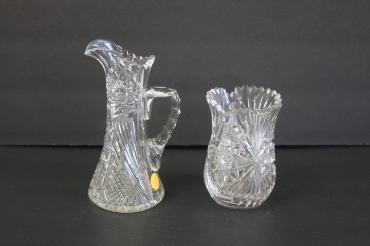 Two(2) American Brilliant Cut Glass Items (1 of 4)