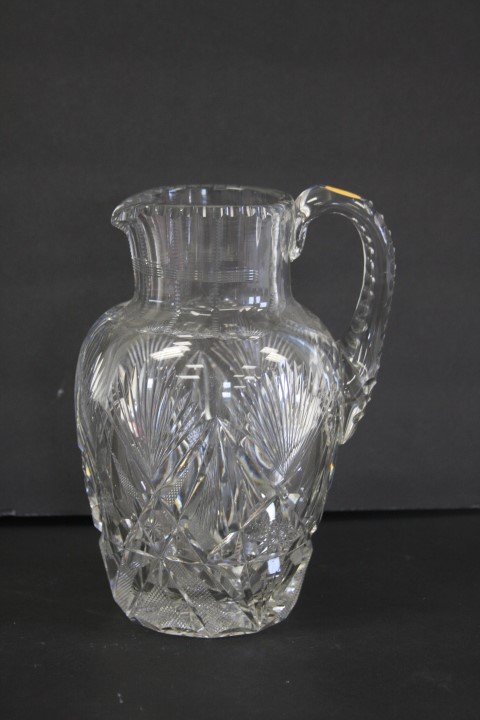 American Cut Glass Pitcher (1 of 5)