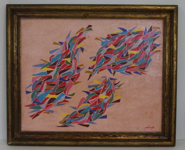 Robert Goodnough; 20th C. Oil Painting Signed (1 of 6)