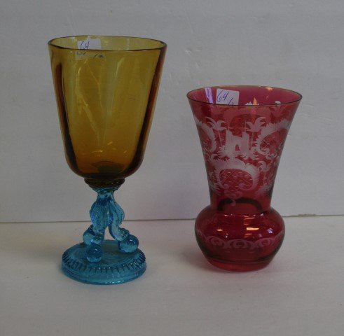 Two(2) Victorian Glass Items (1 of 5)