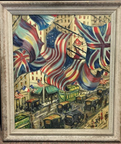 Ruth A. Anderson; American Oil Painting Signed (1 of 4)