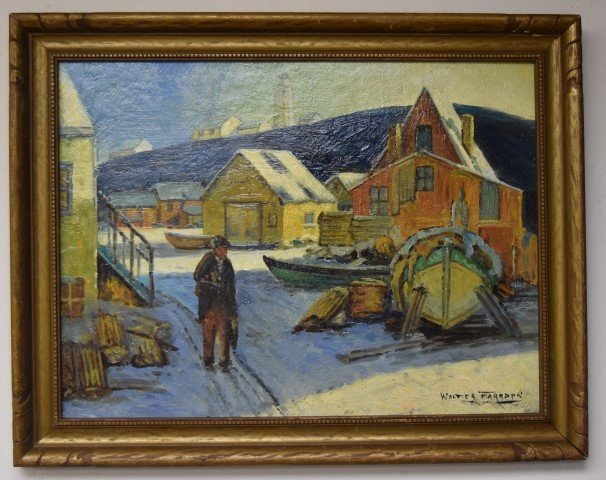 Walter Farndon; American Oil Painting Signed (1 of 5)