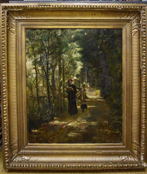 Henri -Joseph Harpignies; French Oil Painting Signed (1 of 10)