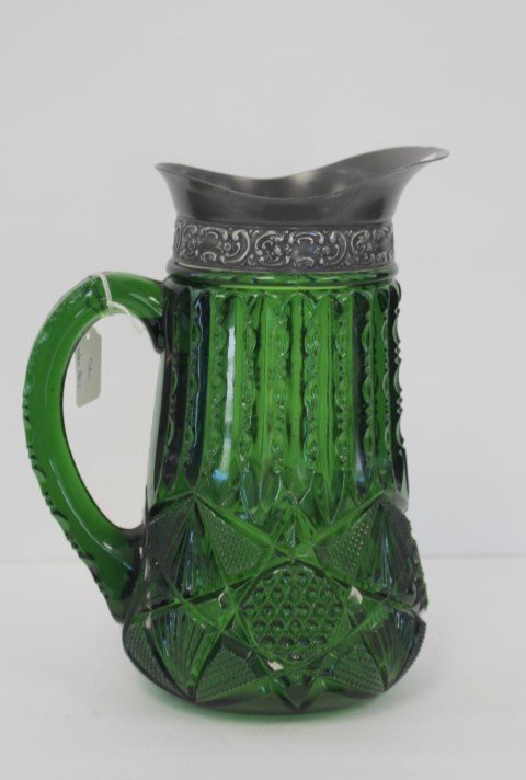 Victorian Pressed Glass Pitcher (1 of 5)