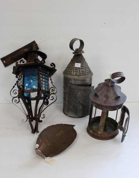 Four(4) Miscellaneous Toleware Items (1 of 6)