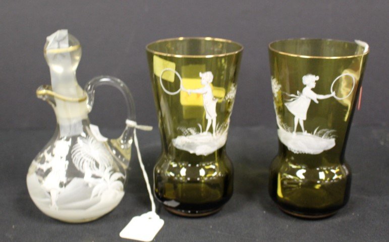 Three(3) Miscellaneous Mary Gregory Vases (1 of 5)