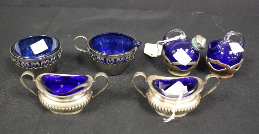 Six(6) Miscellaneous Silver and Glass Items (1 of 4)