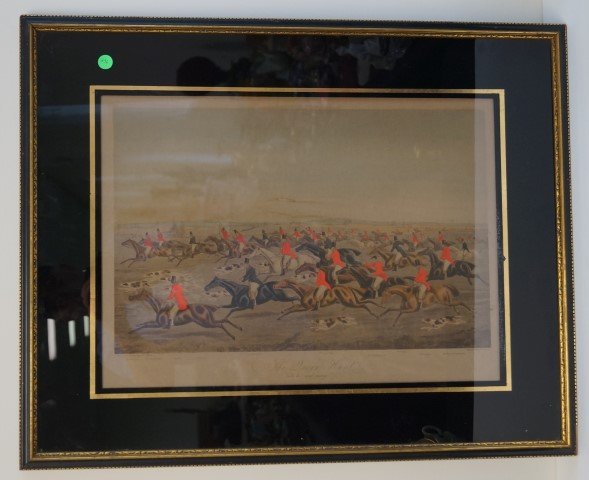 Framed English Sporting Print (1 of 4)