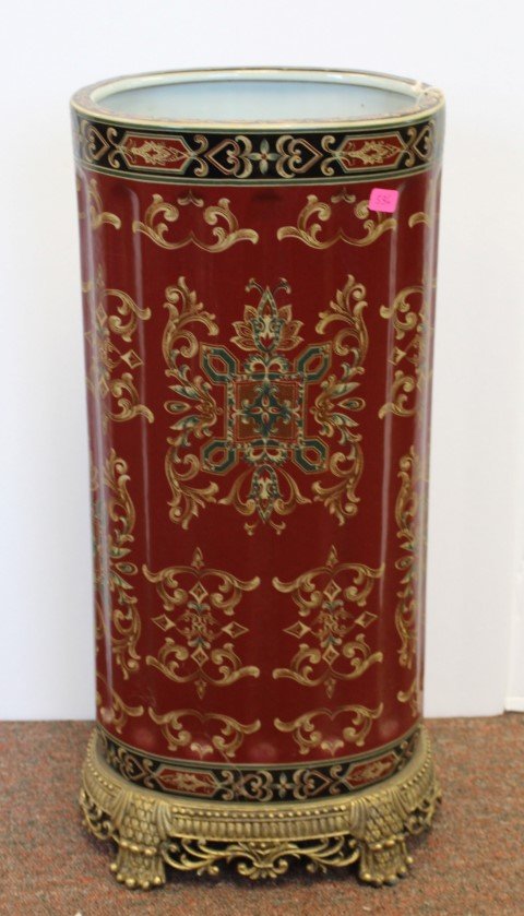 Victorian Style Porcelain Umbrella Stand (1 of 5)