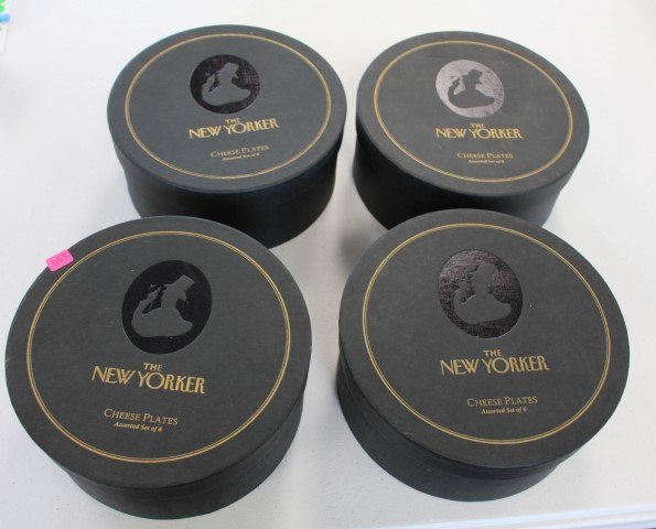 Four(4) Sets of The New Yorker Cheese Plates (1 of 6)
