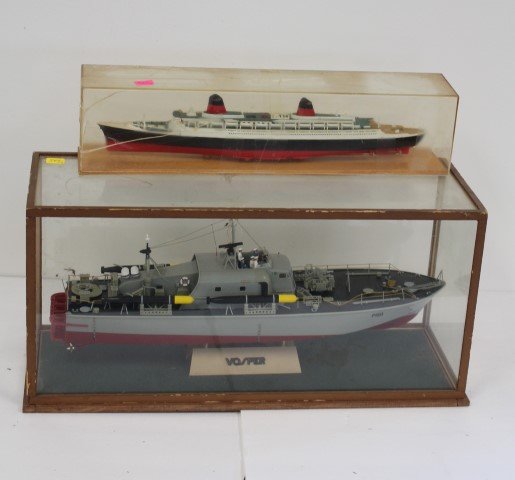 Two(2) Vintage Ship Models (1 of 4)