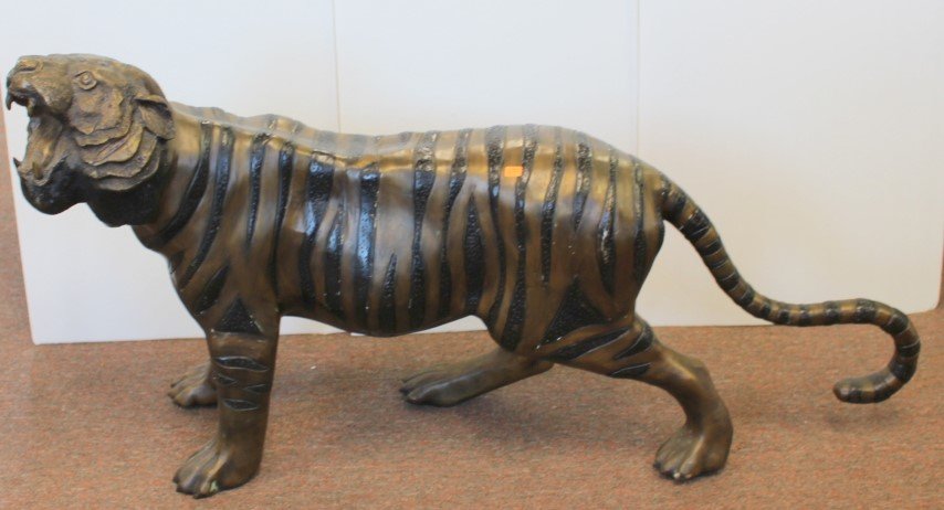 20thC. Bronze Tiger (1 of 5)