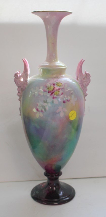 Tall Lenox Vase with Griffin Handles (1 of 8)