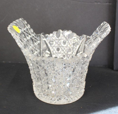 American Brilliant Cut Glass Ice Bucket (1 of 4)
