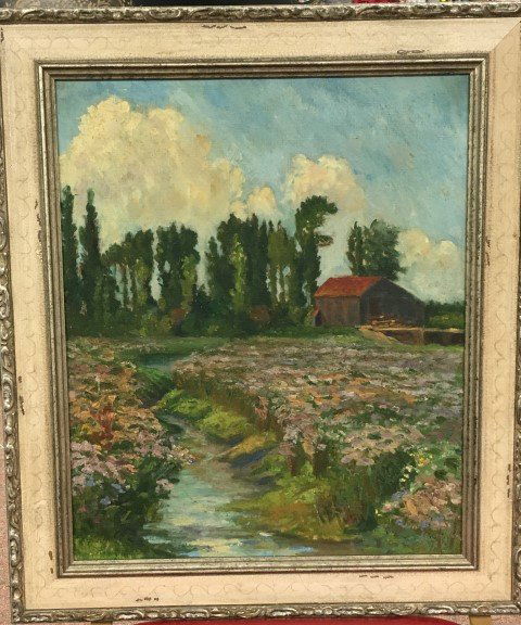 19thC. French School; Oil Painting (1 of 5)