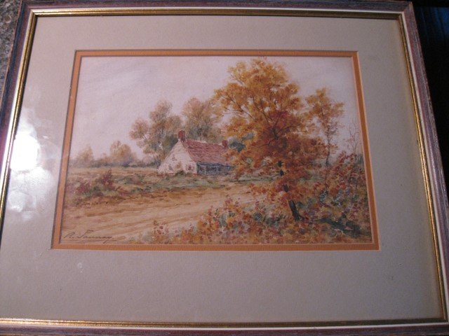 A. Taunay; 20thC. Watercolor Signed (1 of 2)