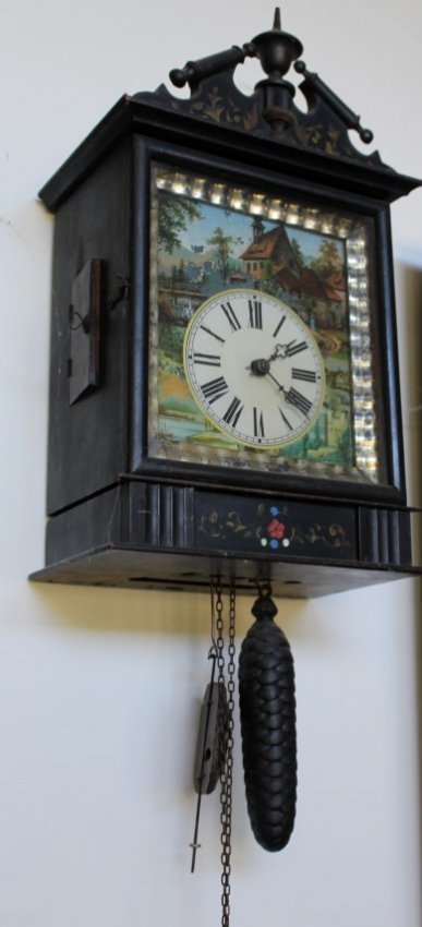 German Wood Cased Clock (1 of 10)