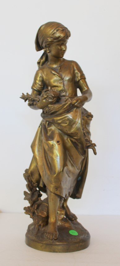 Mathurin Moreau; Bronze Figure Signed (1 of 8)