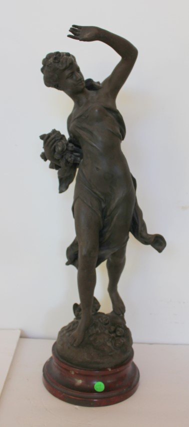 Mathurin Moreau; Bronzed Figure Signed (1 of 6)