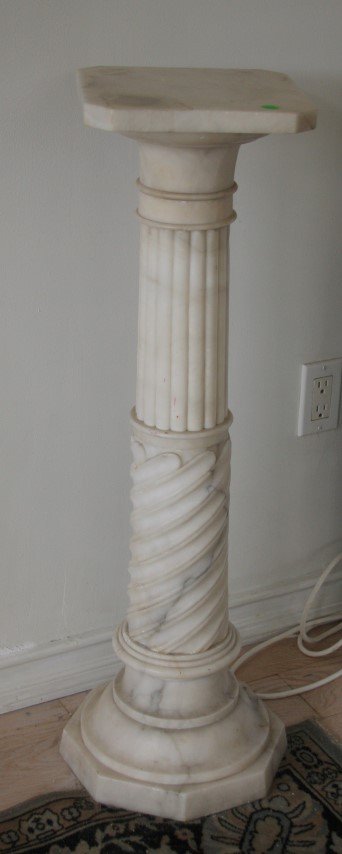 19thC. Regency Style Marble Pedestal (1 of 5)