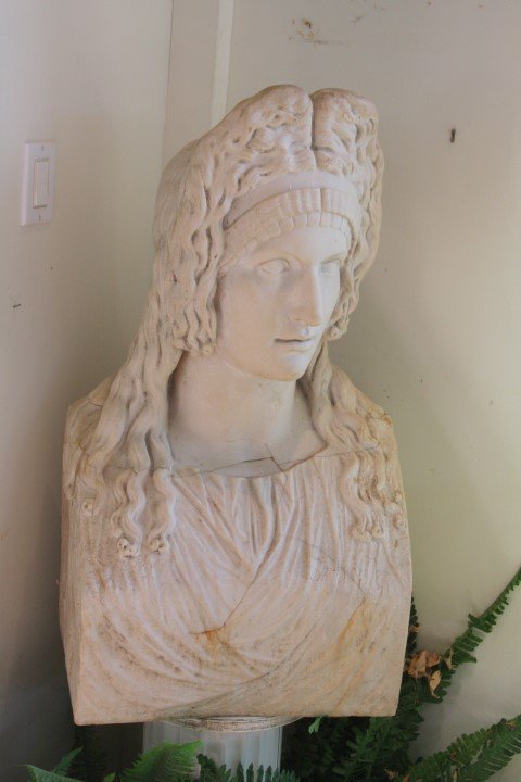 Classical Composition Bust and Pedestal (1 of 4)