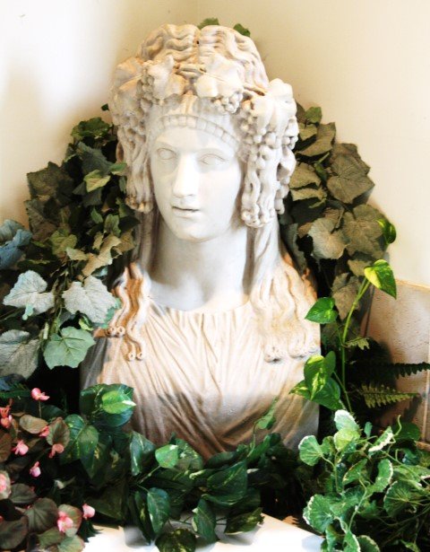 Classical Composition Bust and Pedestal (1 of 5)