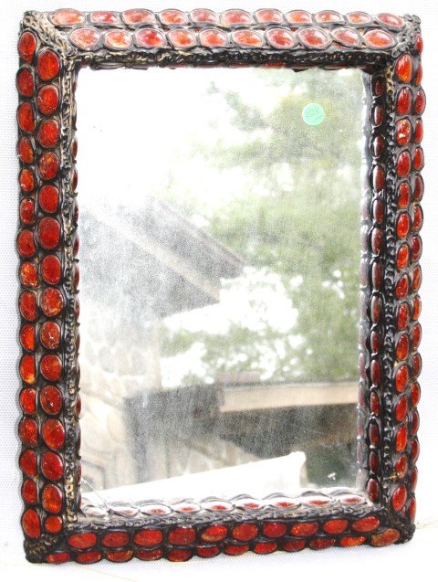 Tramp Art Syle Mirror (1 of 4)