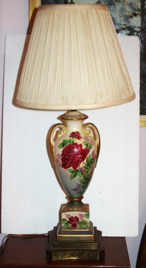 1920's Porcelain Table Lamp (1 of 4)
