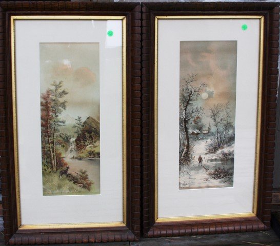Chandler; Pair of 19thC. Chromolithographs (1 of 7)