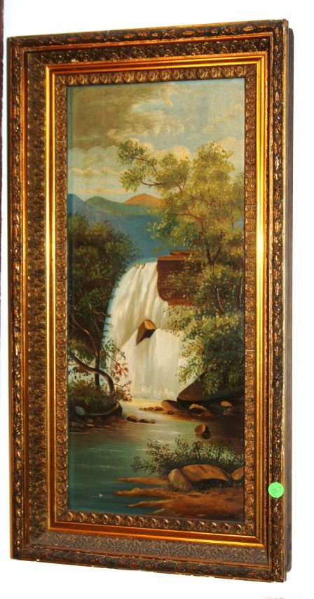 19thC. American School; Oil Landscape (1 of 4)